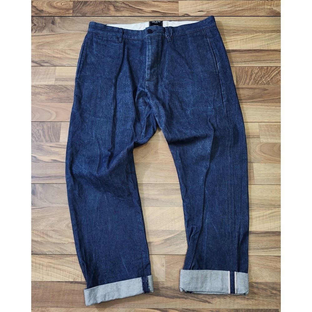 Todd Snyder Selvedge Jeans Japan Denim Fabric Indigo Blue Size 34×30